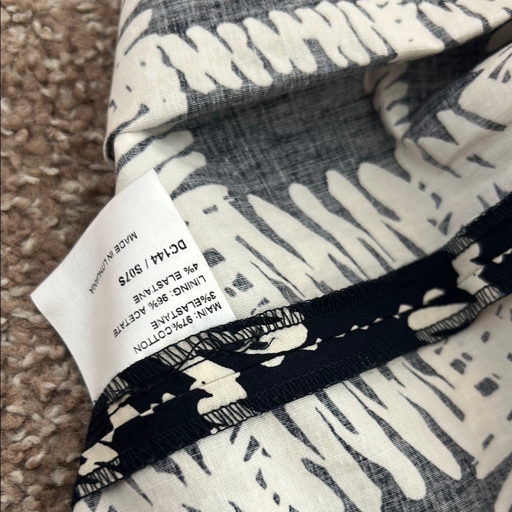 Karen millen navy and White Patterned Dress - Picture 10 of 10